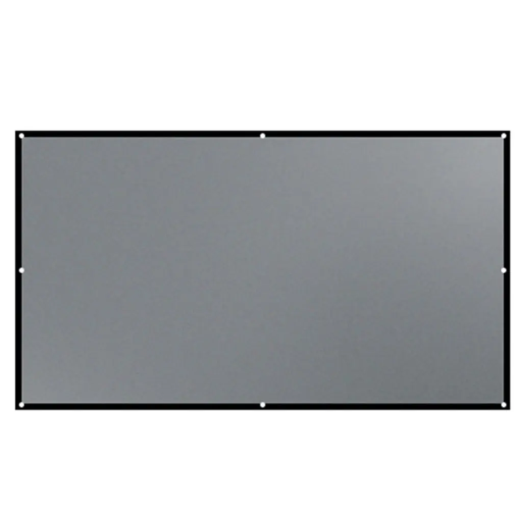 

Складная занавеска для проектора, мягкая простая Складная занавеска из полиэстера для кино, домашняя и уличная светильник