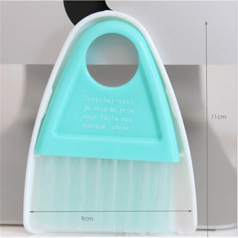 Мини настольный Пластик развертки Чистящая щетка для чистки клавиатуры