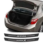 Для Toyota Auris C-HR Avensis Vios наклейка для багажника автомобиля 3D Защитная пленка из углеродного волокна для заднего бампера автомобиля с защитой от ударов