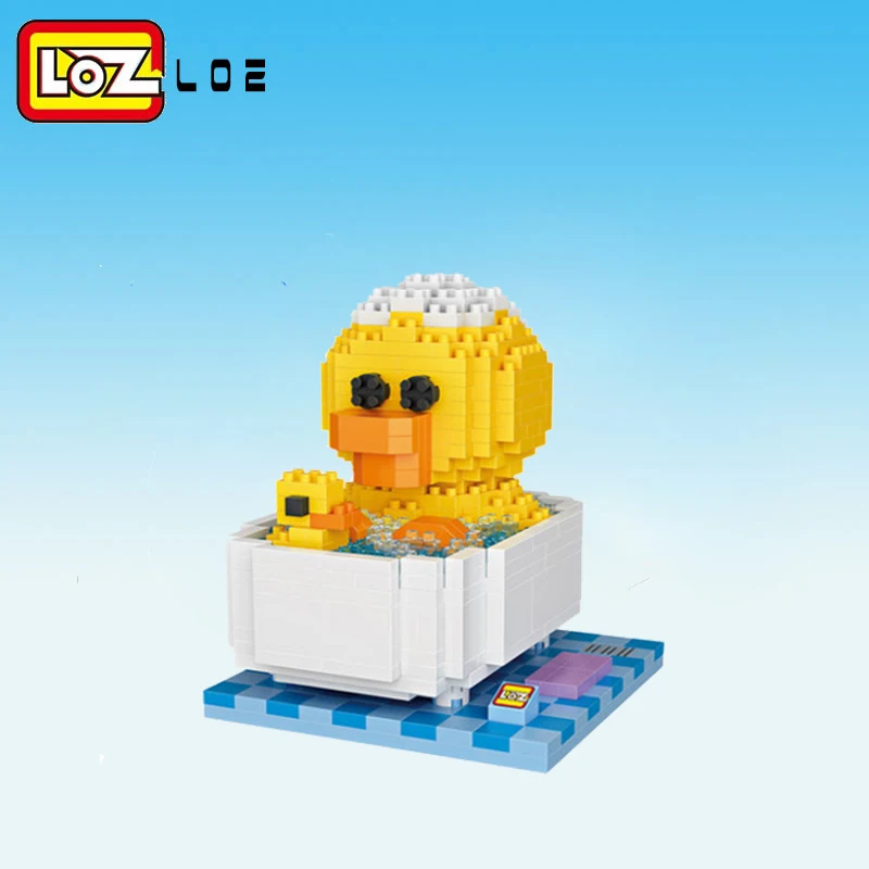 LOZ алмазные блоки курьер медведь детская сборная игрушка для детей строительные