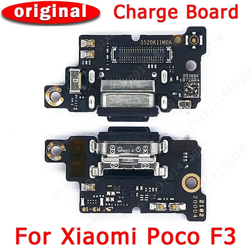 Оригинальный зарядный порт для Xiaomi Mi Poco F3 Redmi K40 зарядная плата USB PCB док разъем