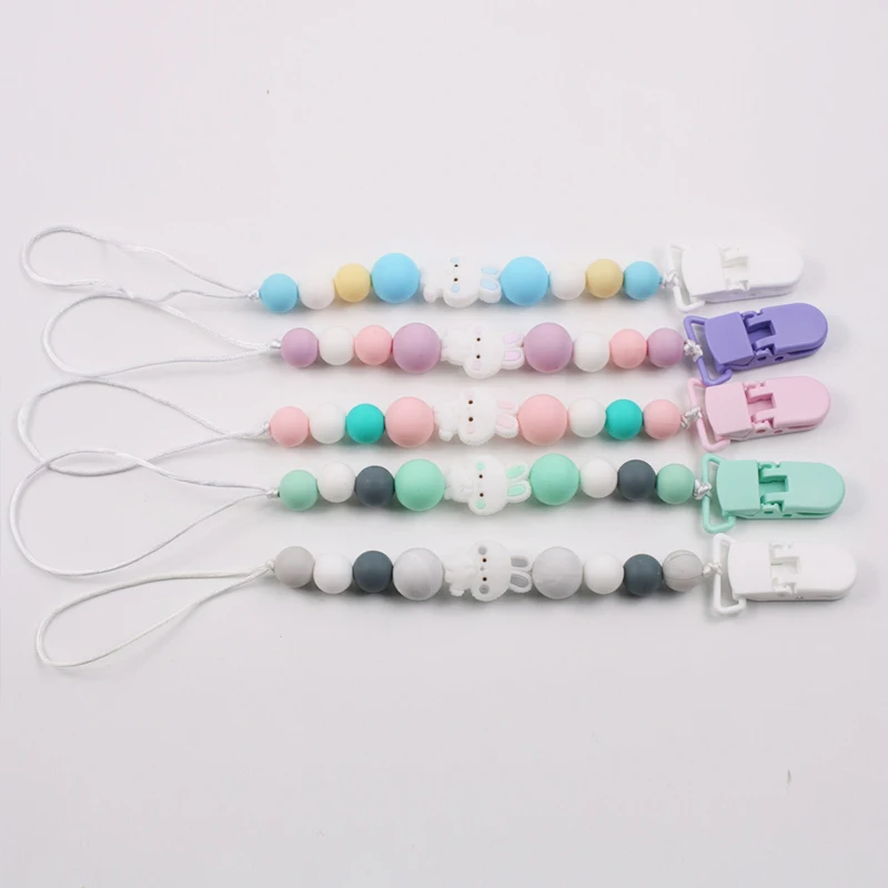 Детский Прорезыватель для зубов с милым кроликом из мультфильма безопасная