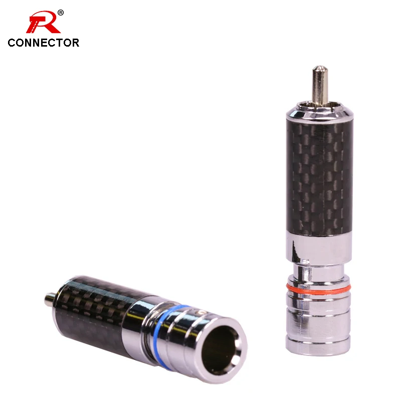 8 шт. разъем RCA родиевое покрытие AV Терминал Phono для кабеля до мм|Соединители| |