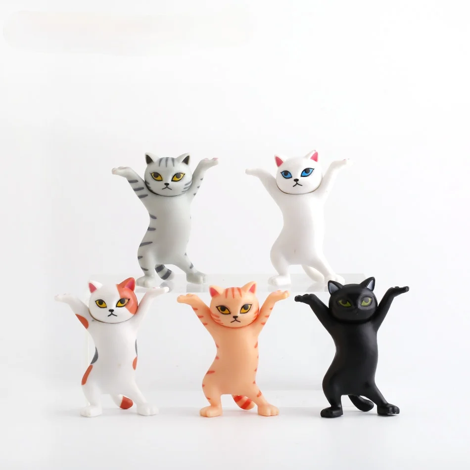 

Dancing Cat Lifted the AirPods Lift Pen INS Cute Model Doll Ornaments Handmade Display Stand
