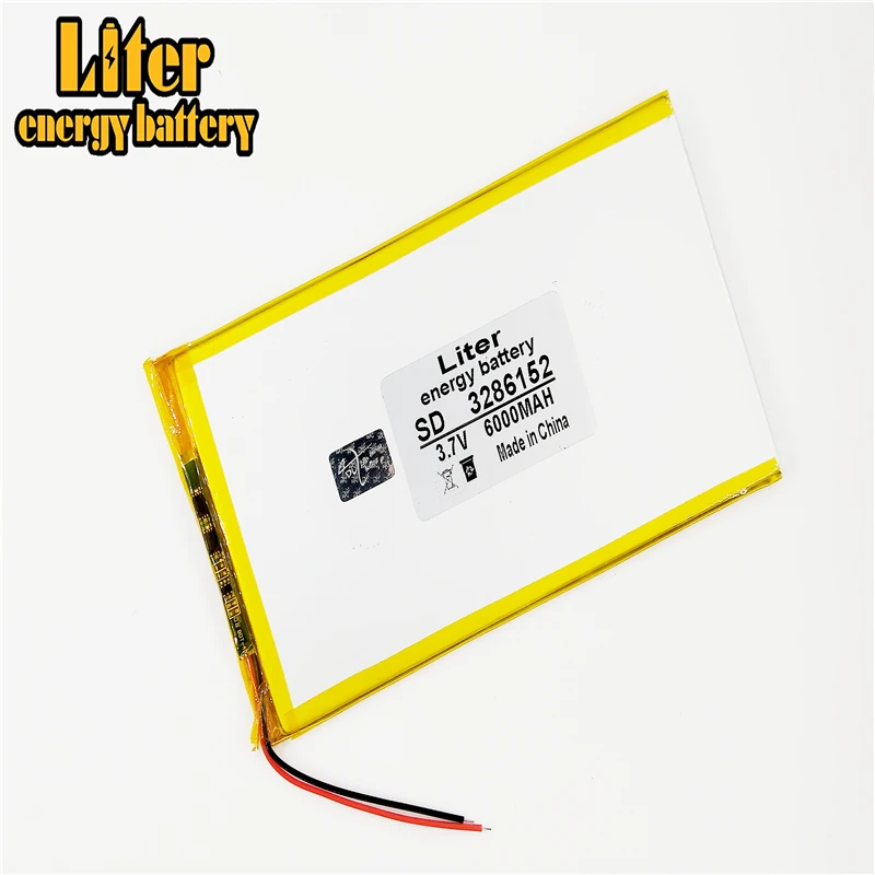 

3286152 3.7V 6000mAH 3085150 (polymer lithium ion battery) Li-ion battery for tablet pc 7 inch 8 inch 9inch