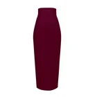 Дизайнерская юбка-карандаш, Юбка-миди ярких цветов длиной до колен, 78 см, неоновая, зеленая, розовая, оранжевая, желтая, розовая