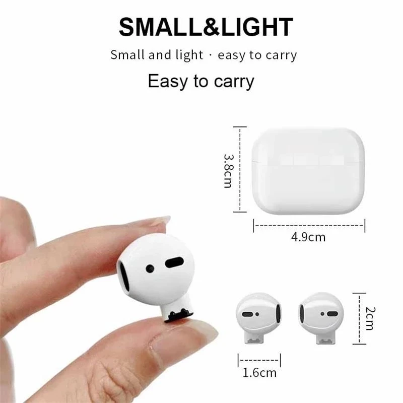 

2021 New Gaming No Delay Headsets Super Mini Touch Control Earbud Pro 5S Mini Wireless Bluetooth TWS Earbud With Charging Case