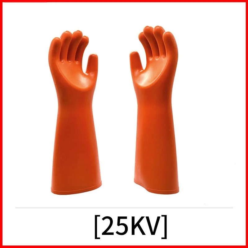 Высоковольтные изоляционные перчатки 12/20/25/35 кв электрические защитные защита от