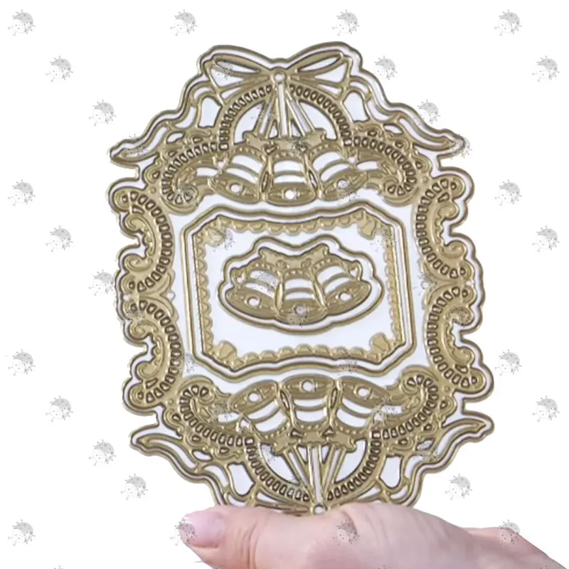 

2021 New 3D Holiday Greeting Card Layered Mold Metal Cutting Scrapbook Decoration Embossing Template Diy Greeting Card Handmade