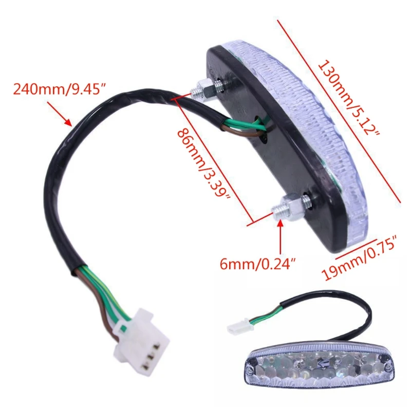 

LED Rear Lights Motorcycle Lighting Moto Tail Brake Light Indicator Lamp Motorcycle Accessories