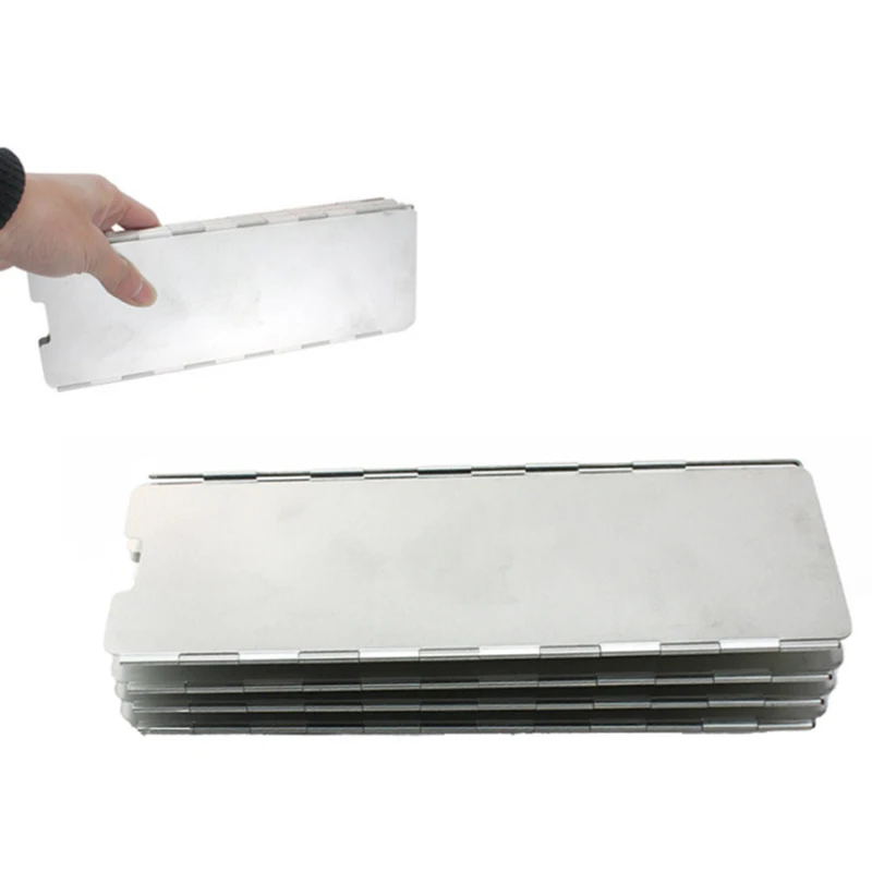 

1 set Camping Stoves Folding Outdoor Gas Stove Portable Furnace Cooking Picnic Split Stoves Aluminium Alloy Wind Shield