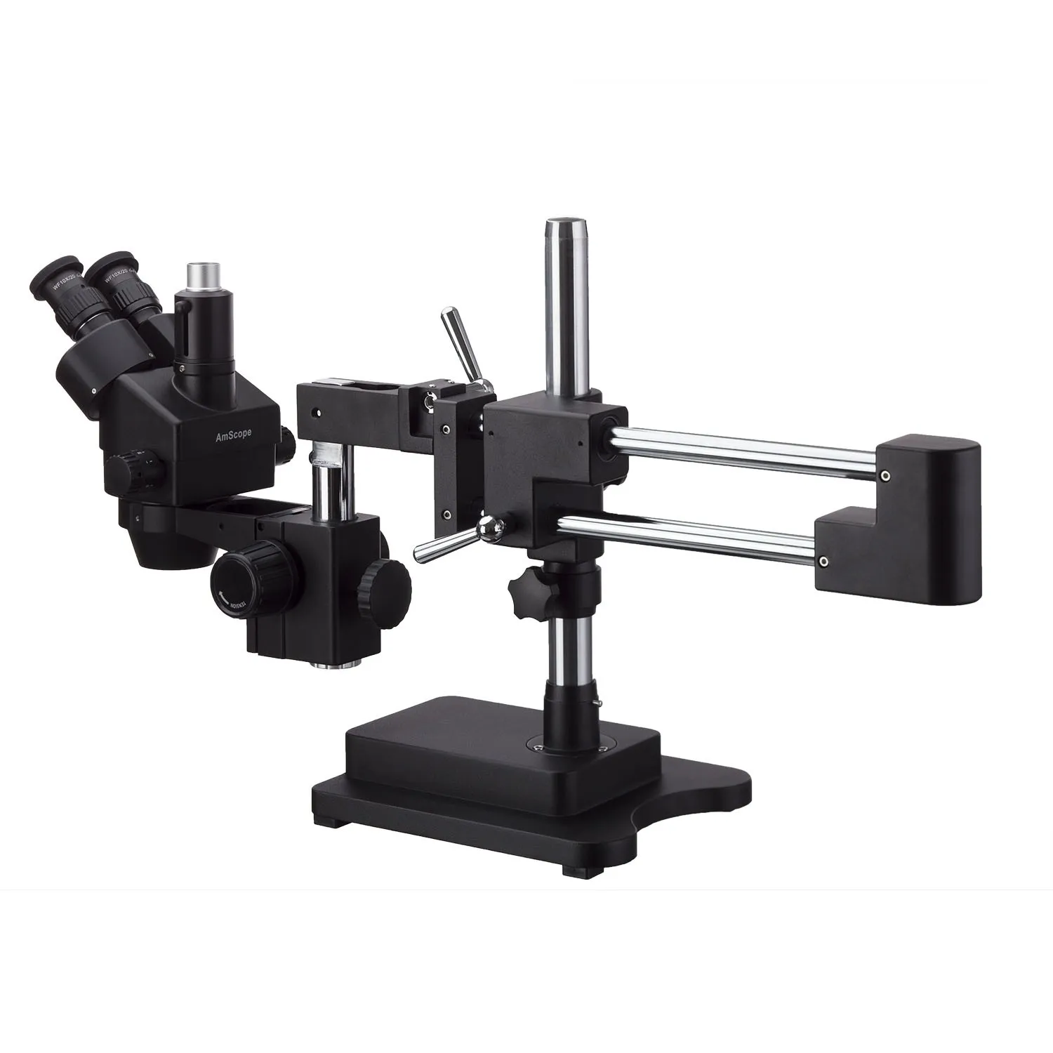 Тринокулярный стереомикроскоп AmScope 3.5X-180X с черной двойной стрелой | Инструменты