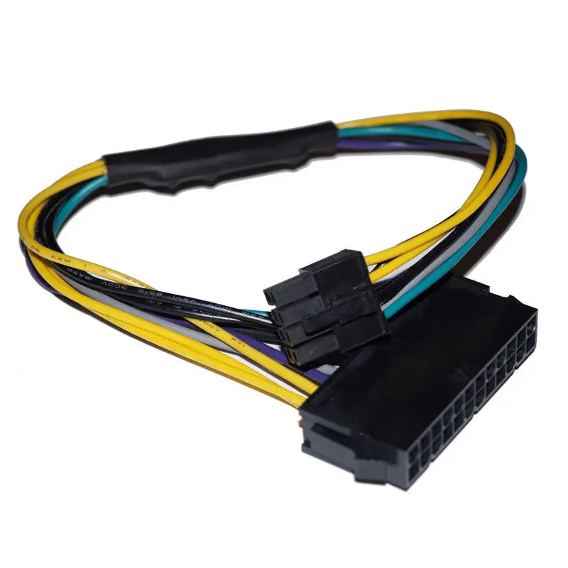 Кабель питания ATX 24pin-8pin для DELL Optiplex 3020 7020 9020 T1700 кабель адаптера 24-8 шнур длина 26-28
