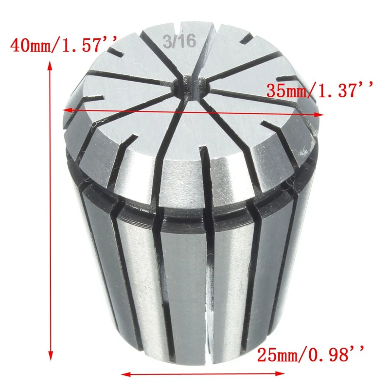 ER8 ER11 ER16 ER20 ER25 ER32 комплект ER цанговый патрон для CNC фрезерного инструмента