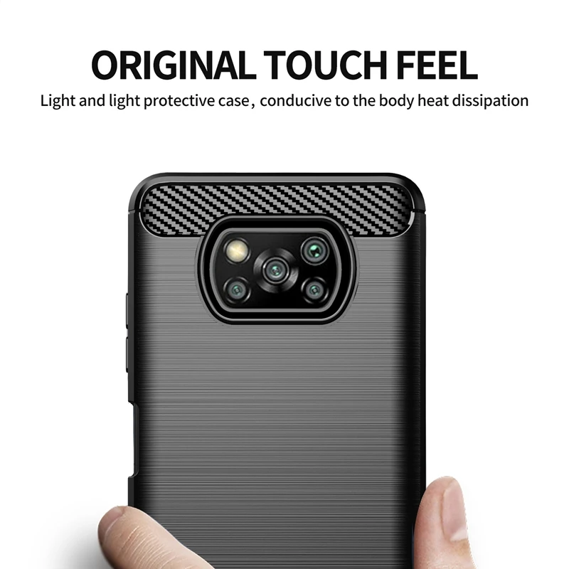 for xiaomi poco x3 case soft tpu funda rubber protective case for redmi note 10 pro mi poco x3 cover for xiaomi poco x3 nfc case free global shipping