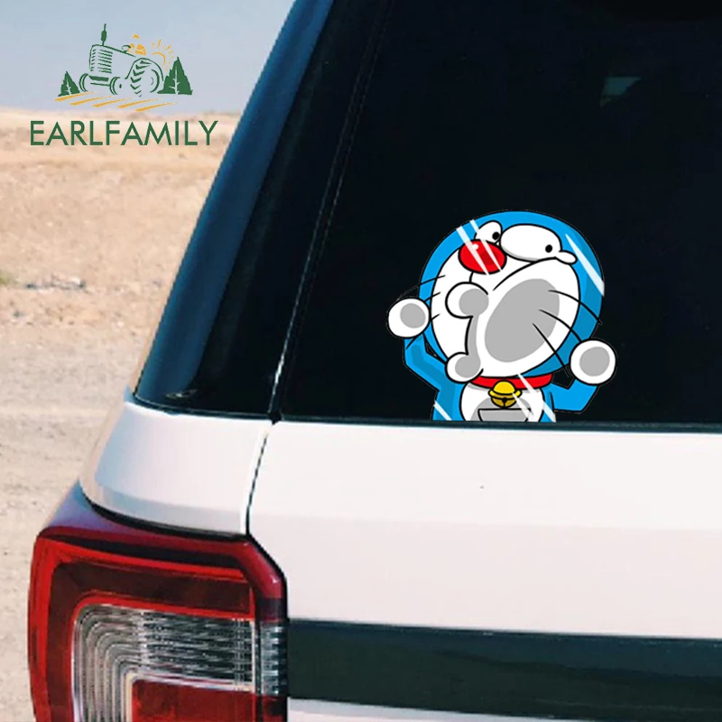 EARLFAMILY 13 см x 11 9 для Doraemon аниме Campervan наклейки автомобиля задняя наклейка на
