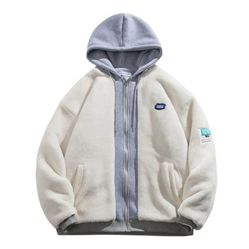 

Женская зимняя толстовка с капюшоном, из овечьей шерсти