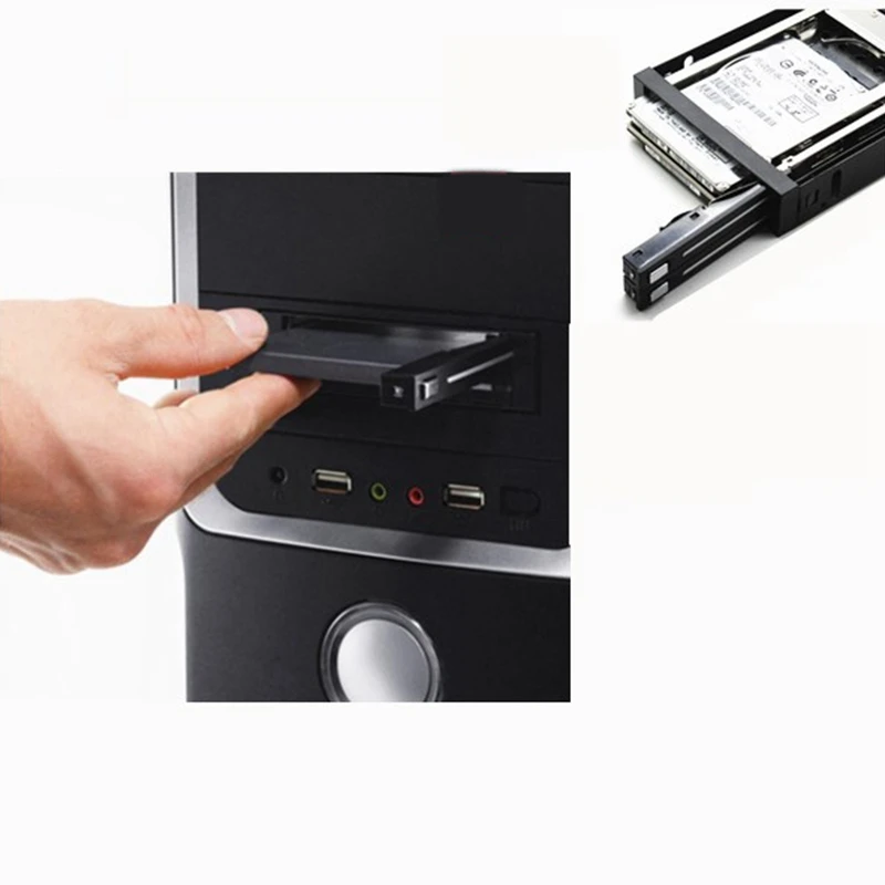 2.5 Inch Floppy Disk Drive Tray 2Bay Disk Drive SATA for HDD/SSD Hard