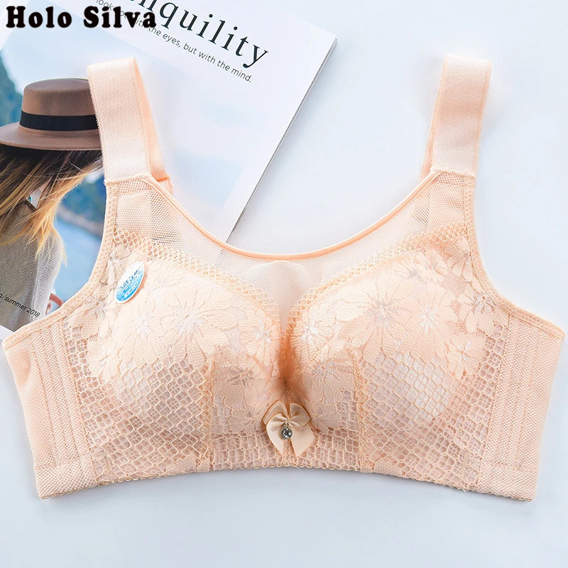 No Rims Thin Seamless two shoulder straps Front opening buckle Sexy Lingeries Women bras plus size 42D 44D 46D women's underwear | Женская