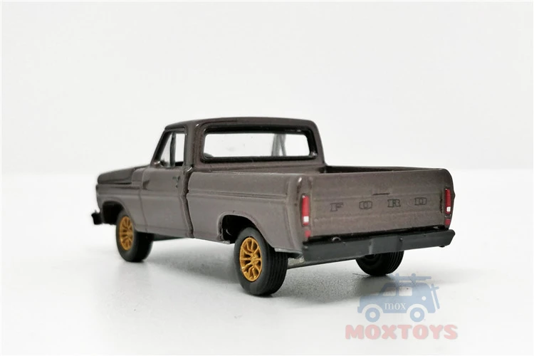 

Greenlight 1:64 1970 Ford F-100 Pickup Truck Dark Brown Diecast Model Car Loose