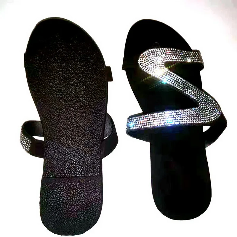 

Women Sandals Summer Solid Color Bling Sandals Ladies Open Toe Casual Shoes Platform Wedge Sandals Beach Shoes Dropshipping