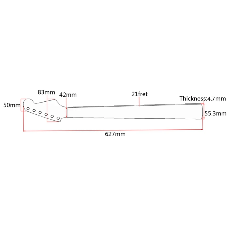 

Guitar Neck Ruler Acrylic Guitar Neck Ruler Scale Measuring Fretboard Frets Musical Instrument Accessories