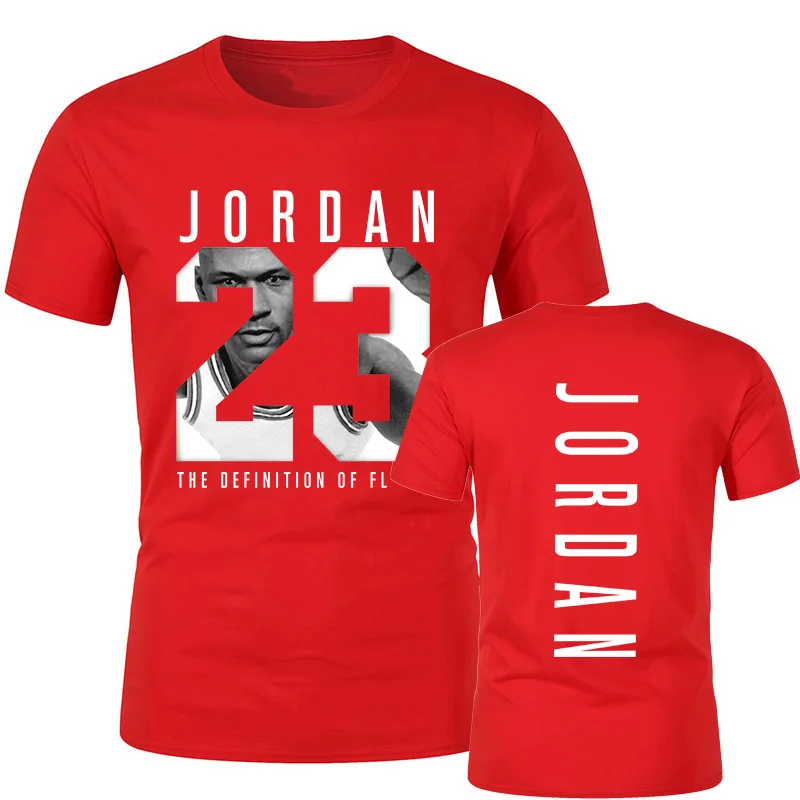 

2021 new men's T-shirt high-quality jordan-23 brand printed 100% polyester round neck short-sleeved T-shirt Cool men's clothing