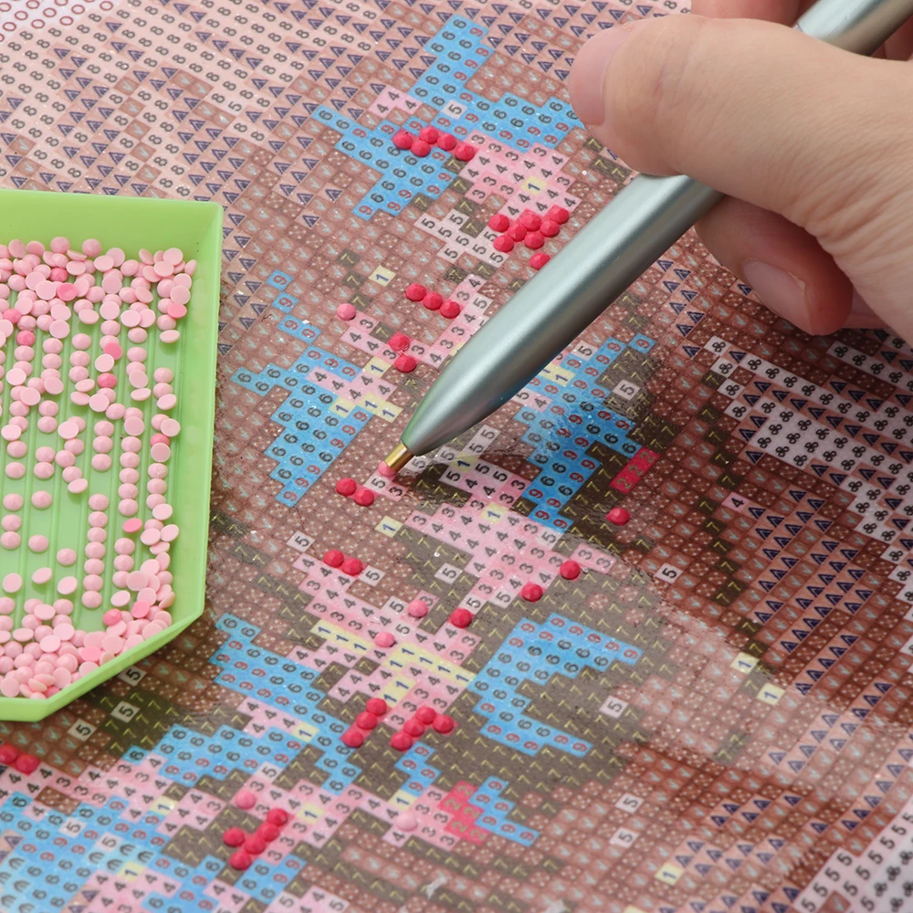 1 шт. алмазная ручка для вышивки 5D в горошек крестом Швейные аксессуары стразы