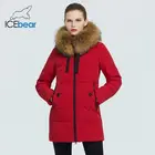 Icebear 2020 бренд женской одежды новые продукты зима теплая женская хлопчатобумажная куртка с меховым воротником женские парки GWD20172I