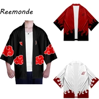 anime cosplay costumes robe clothes uzumaki akatsuki robe haruno sakura costume men male short sleeve coat top clothing