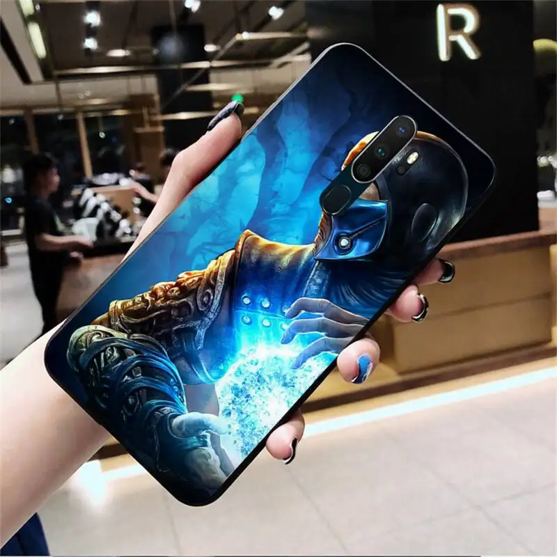 YJZFDYRM Скорпион в Mortal Kombat Роскошная фотосессия для Oppo A5 A9 2020 Reno2 z Renoace 3pro Realme5Pro |
