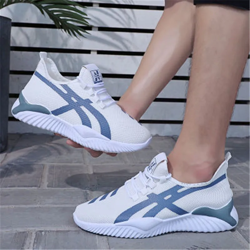 

2021 New Men Casual Shoes Lac-up Men Shoes Lightweight Comfortable Breathable Walking Sneakers Tenis masculino Zapatillas Hombre