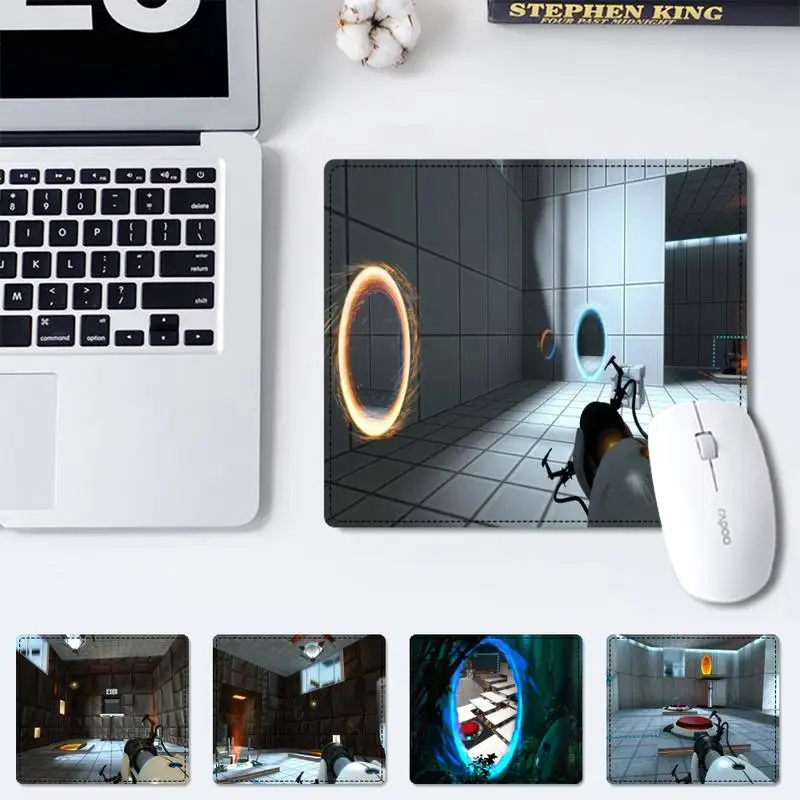

Designer Portal Mouse Pad mouse non-slip pad player pad small size rubber Gaming mouse Pad office Desk Mat