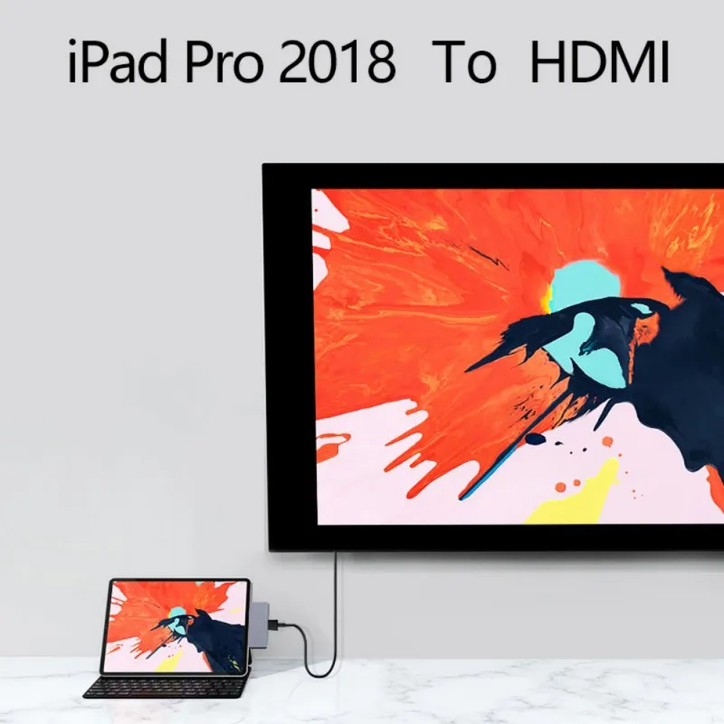 2020 Audio Hub Adapter For IPad Pro Type-C 3.5mm Charging Converter Cable Connector Ipad | Компьютеры и офис