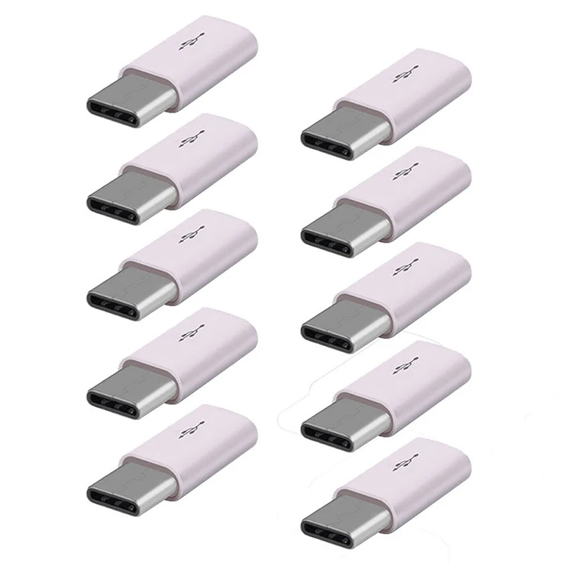 10 шт./компл. Android Micro Type C адаптер Коннектор OTG Зарядка USB Line на 3 для Oneplus Data Dat