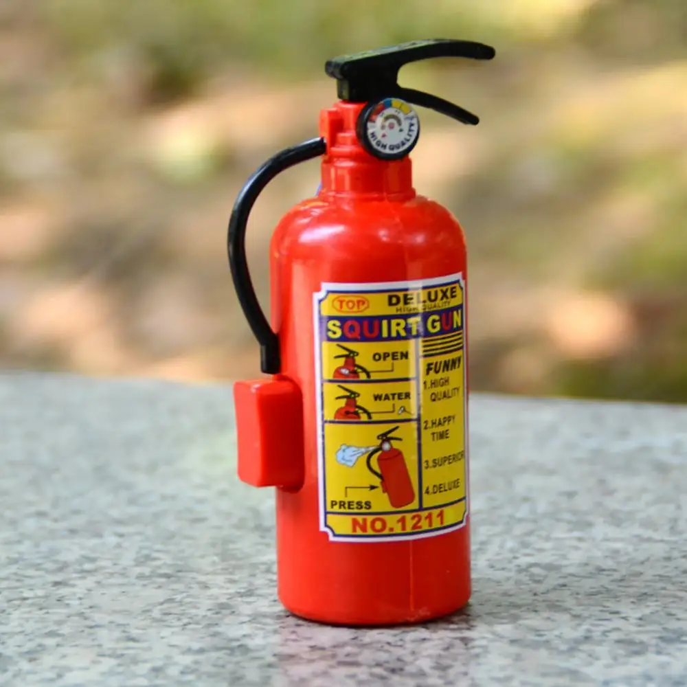 

Funny Simulation Fire Extinguisher Bathtub Beach Water Squirt Kids Prank Toy