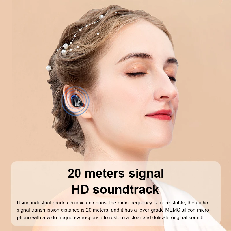 

JEDONR Touch Control Wireless Headphone Bluetooth Earphones Sport Earbuds For Huawei Iphone OPPO Xiaomi TWS Music Headset