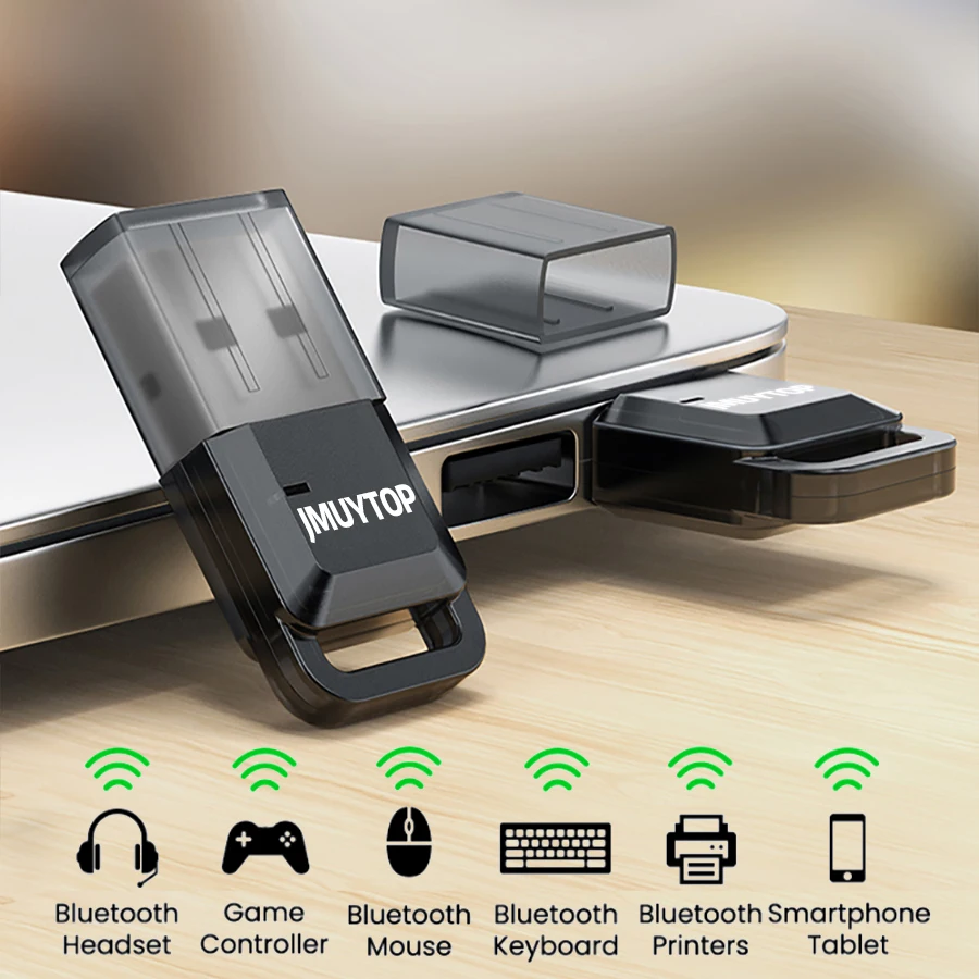 JMUYTOP USB Bluetooth адаптер 5 1 для ПК динамик беспроводные наушники в форме мыши