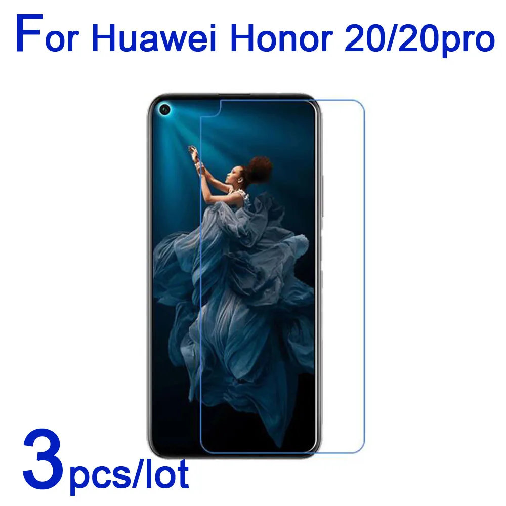 3 шт./лот Защитные пленки для экрана телефона Huawei Honor 10 20 PRO Lite мягкая глянцевая
