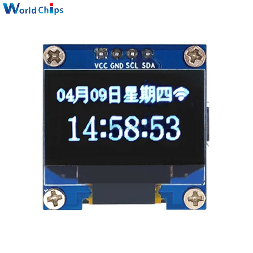 Модуль Wi-Fi для Arduino ESP-12F дюйма 0 96 OLED-дисплей прогноз погоды интерфейс IIC I2C Micro USB 5 В