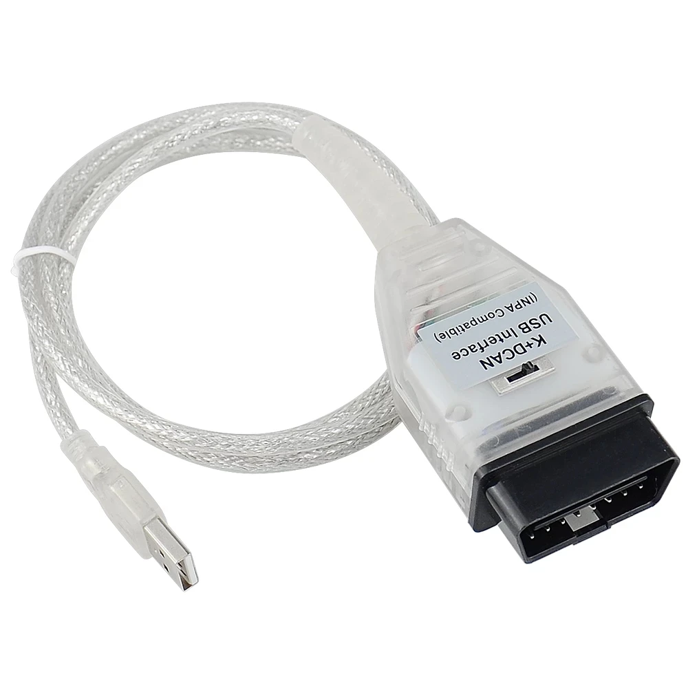Диагностический кабель для BMW INPA K + CAN с чипом FT232RL переключателем DCAN USB