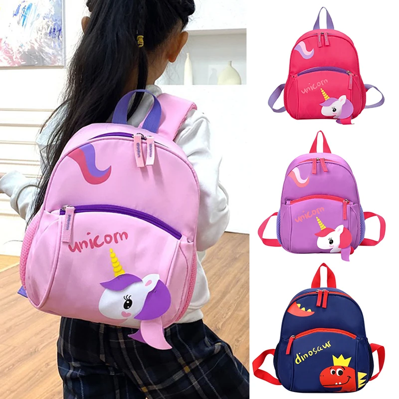 

Lovely Unicorn Baby Schoolbag for Girls Boys Cute Dinosaur Pattern Child Backpack for Kids 2-4 Years Old School Toddler Bag Gift
