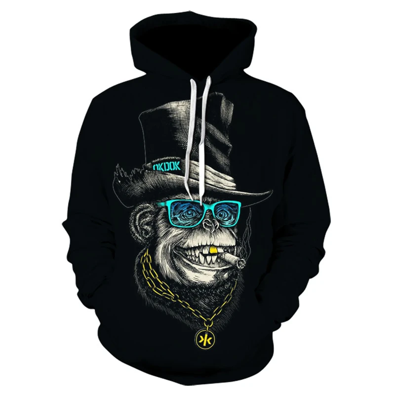 

Spring and Autumn New Men's Hoodie Sweatshirt Casual 3D Digital Printing Graphic Hoodie Men's Casual Sweater Hoodie Pullover Lon
