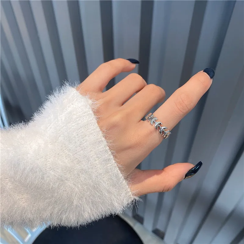 Модные Позолоченные Золотая Рыбка Кости кольцо простой женское на заказ Женская