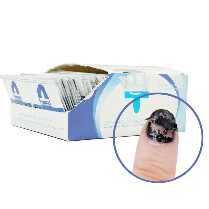 100 шт./компл. ногтей чистящее средство для снятия гель-лака безворсовые салфетки