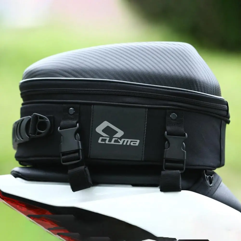 

Motorcycle Backseat Saddle Bag Hard Shell Rear Seat Bag Waterproof Multifunctional Tank Storage Backpack