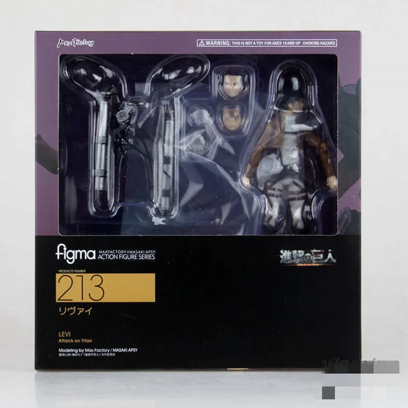 

15cm Anime Attack on Titan figure Levi Renewal Eren Yeager Mikasa Ackerman PVC Action Figure Model Toys Gifts for kids