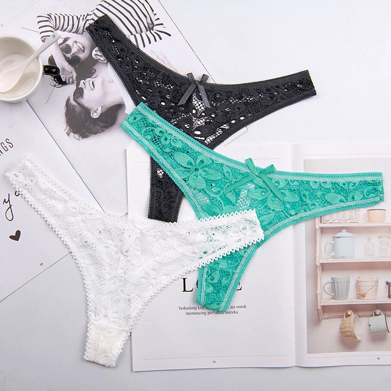 Женские кружевные трусики стринги большие размеры XXXL сексуальные нижнее белье