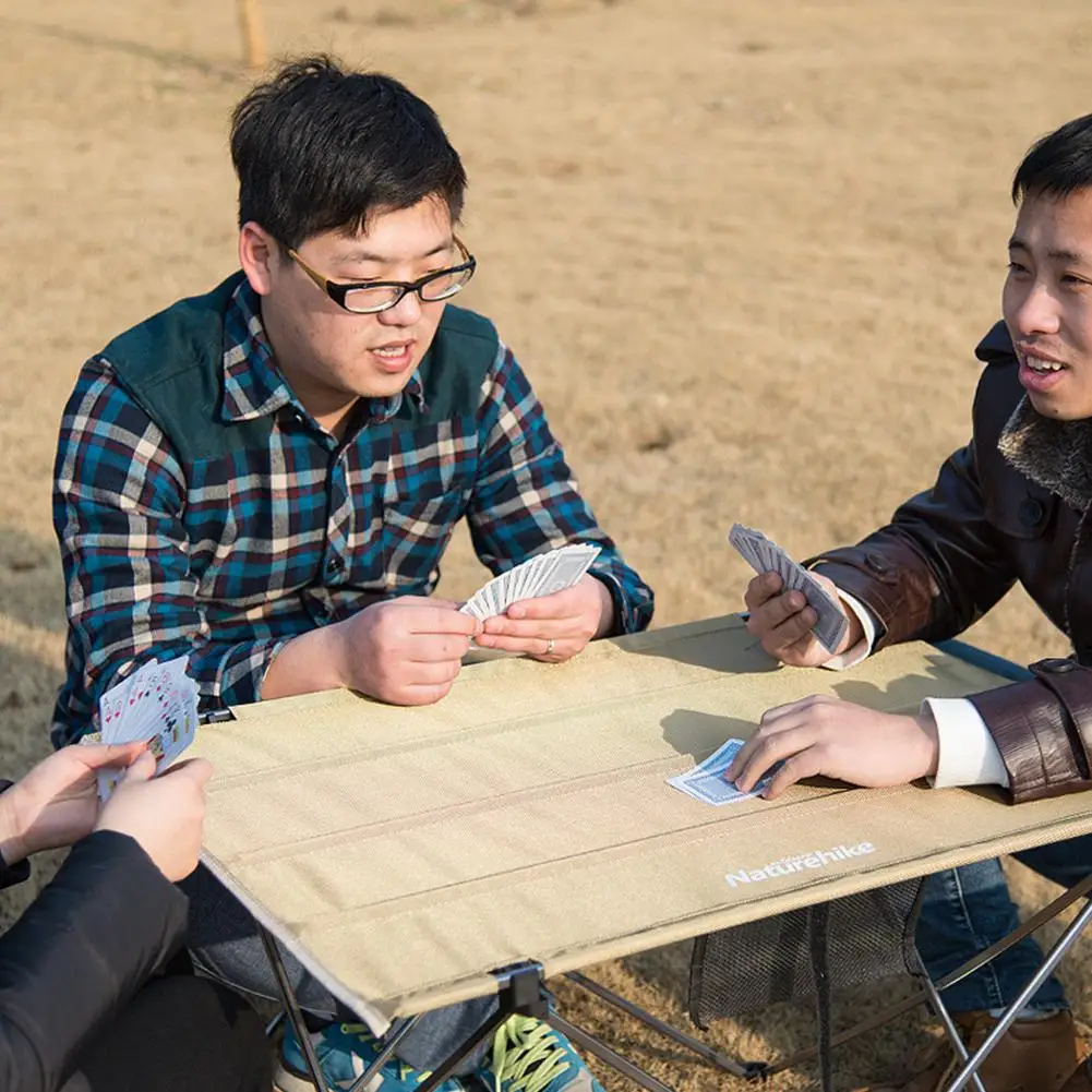 HiMISS портативный складной стол Кемпинг уличная мебель компьютерная кровать столы