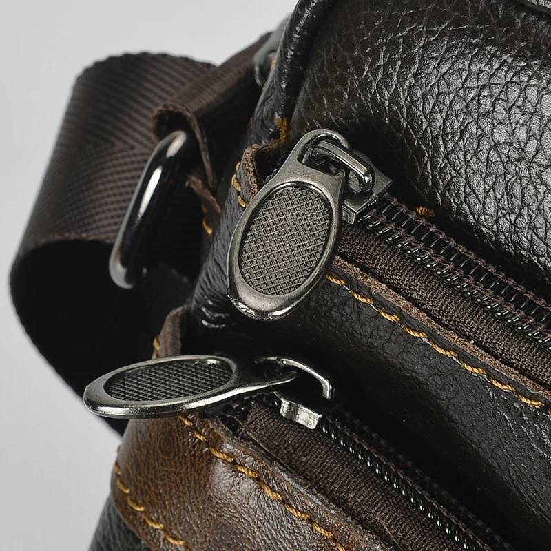 Мужская повседневная сумка через плечо из сумасшедшей кожи Y3100 |